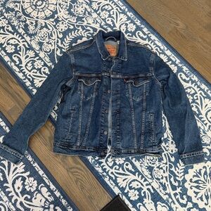 Levi's Men's Dark Blue Denim Jacket